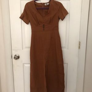 Brown Jumpsuit